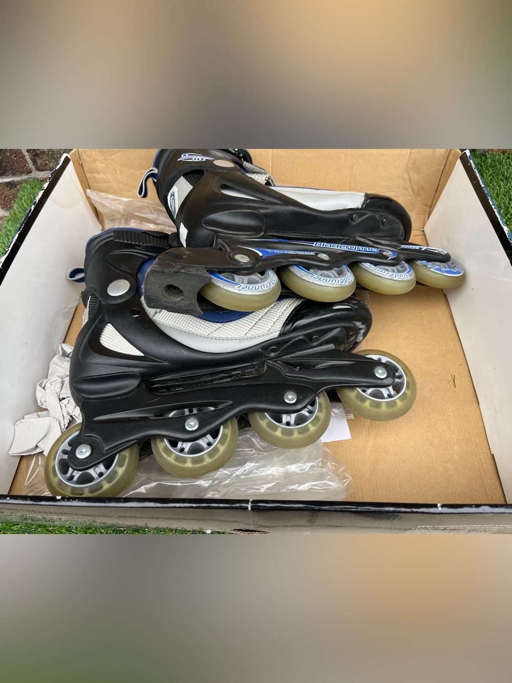 Rollerblades Men Size 10 Women 11.5 28 cm Adjustable Inline Skates Gently Used
